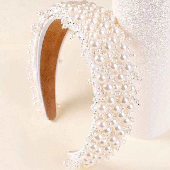 UNBRANDED Accessories - Wide Pearl Headband - NWT